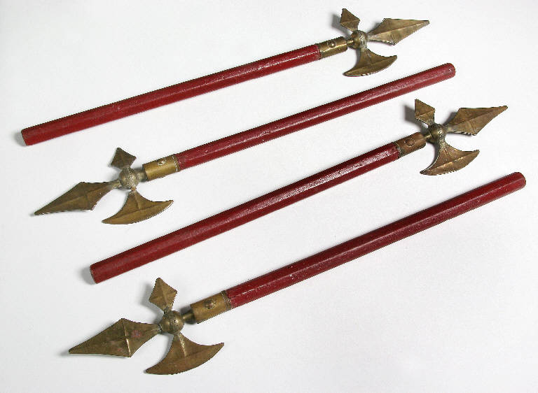 alabarda di burattino - ambito emiliano (fine sec. XIX)