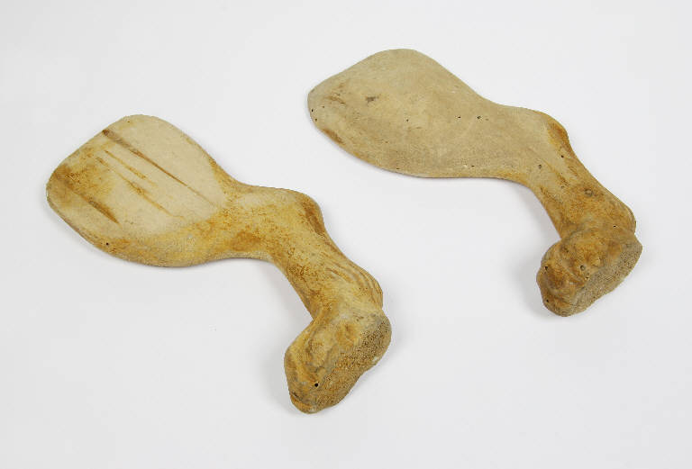 paio di zampe di burattino - manifattura emiliana (fine sec. XIX)