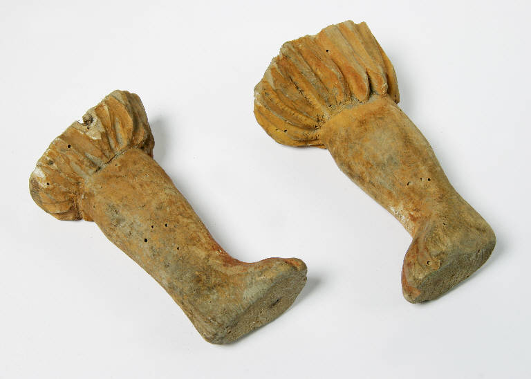 paio di zampe di burattino - manifattura emiliana (fine sec. XIX)