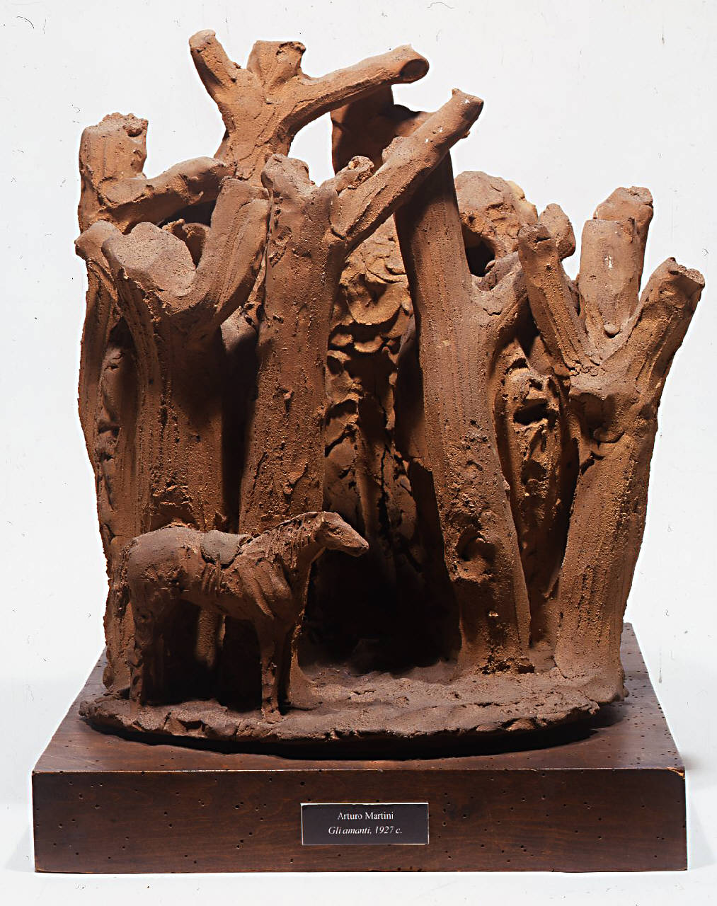 Gli amanti, Il bosco, bosco (scultura) di Martini, Arturo (sec. XX)