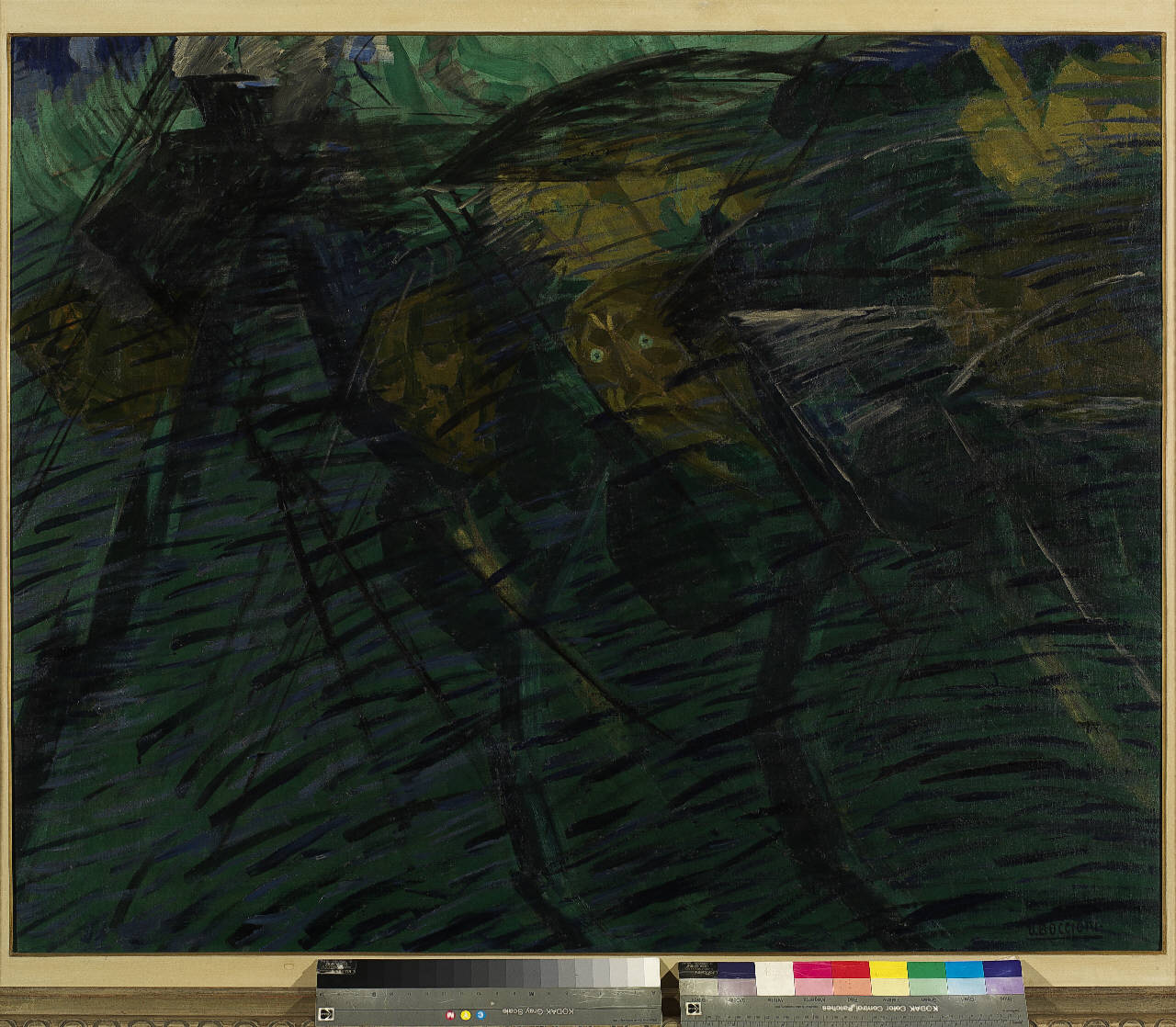 Quelli che vanno, Studio grande "Stati d'animo" - "Quelli che partono" (dipinto) di Boccioni, Umberto (sec. XX)