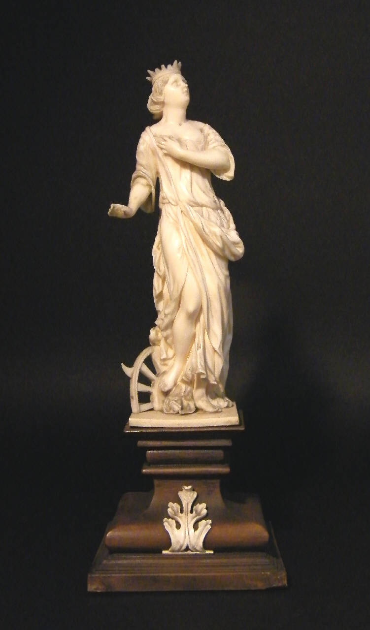 santa Elena (statuetta devozionale) - bottega francese (sec. XVIII)
