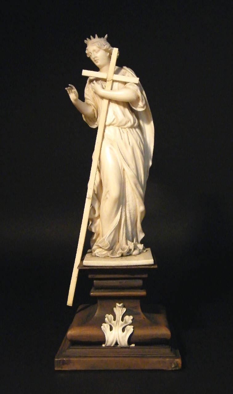 santa Caterina d'Alessandria (statuina devozionale) - bottega francese (sec. XVIII)