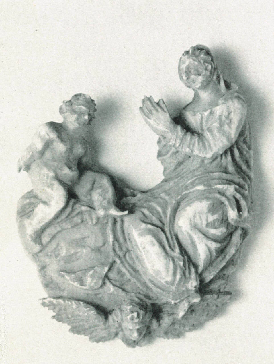 Madonna con Bambino (formella) - bottega italiana (sec. XVIII)