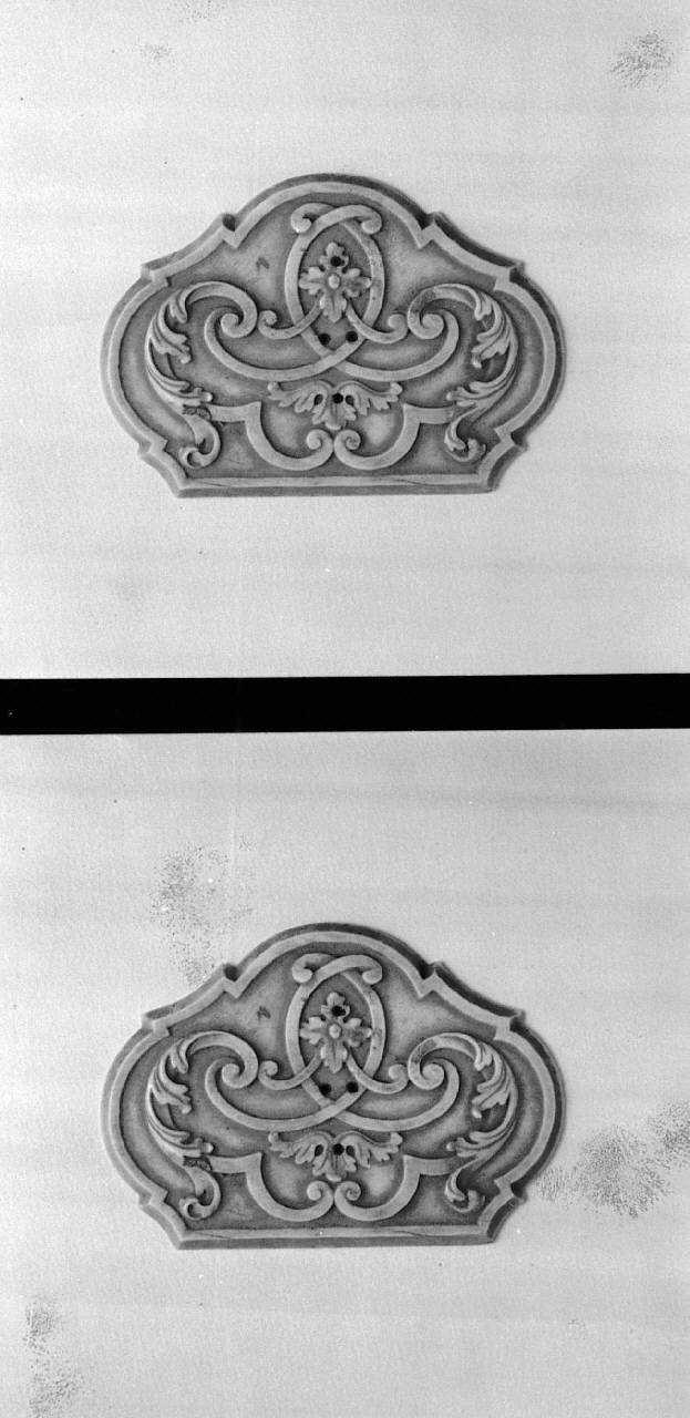 placchetta di mobile - ambito francese (sec. XVIII)