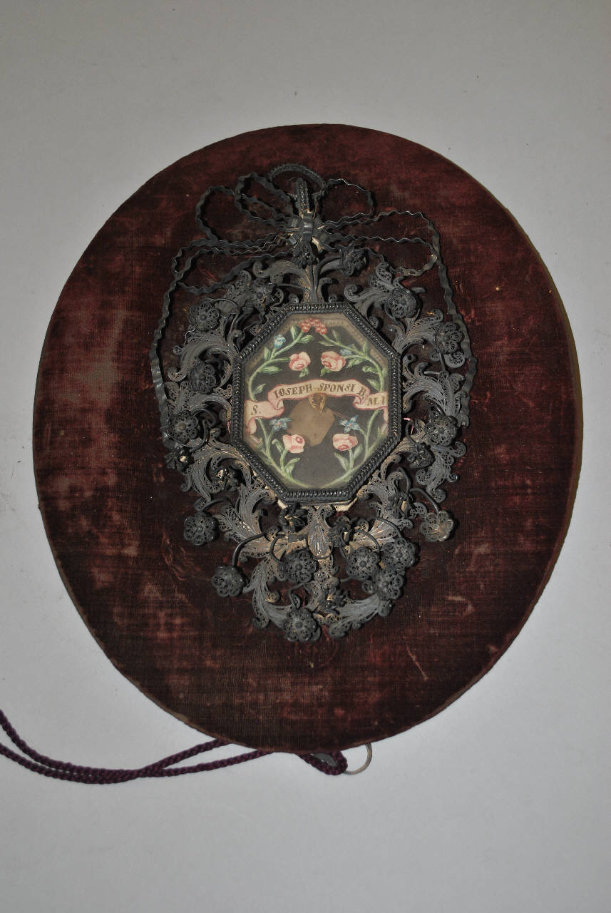 reliquiario - bottega lombarda (sec. XIX)