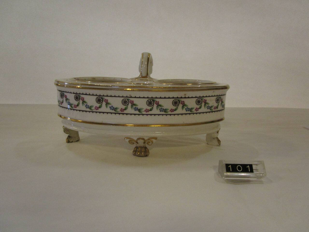 porta ampolle di Napoli, Real Fabbrica (prima metà sec. XIX)