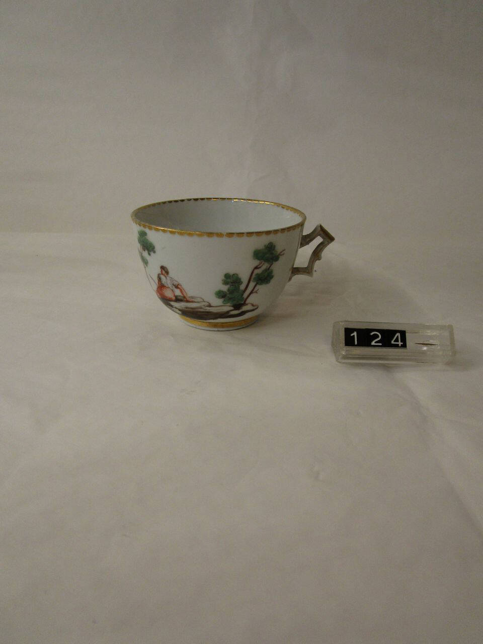 tazzina di Doccia, Manifattura Ginori (seconda metà sec. XVIII)