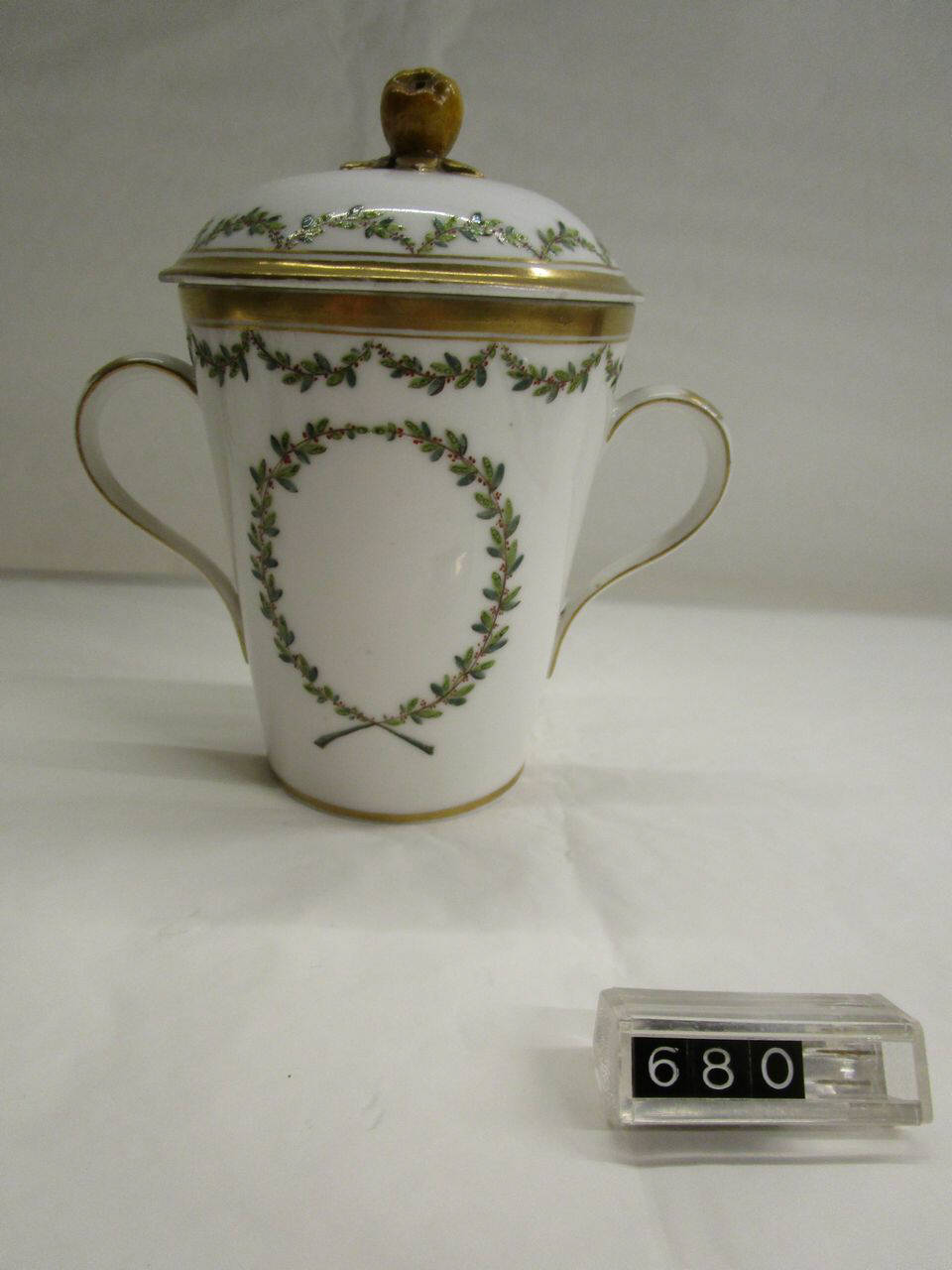 tazza di Valenciennes, Manifattura Fauquez-Lamoninary (fine sec. XVIII)