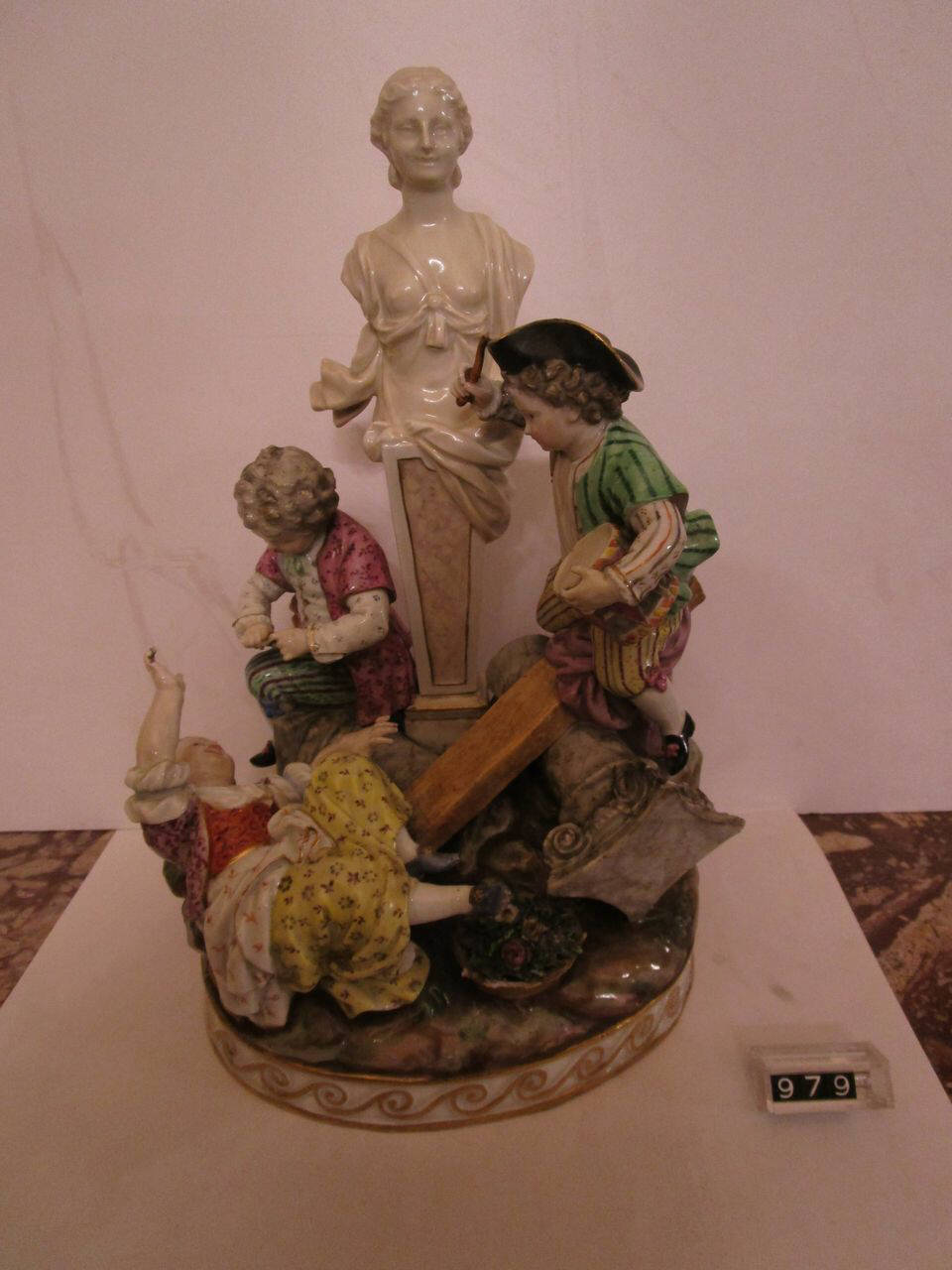 gruppo di Meissen, Manifattura di Meissen (seconda metà sec. XVIII)