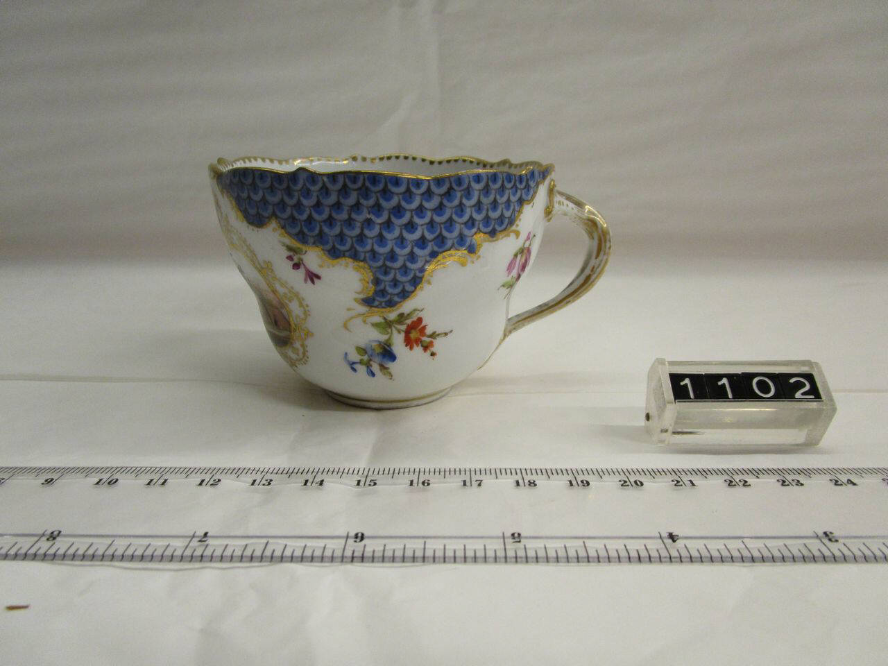 tazzina di Meissen, Manifattura di Meissen (fine/ inizio secc. XVIII/ XIX)