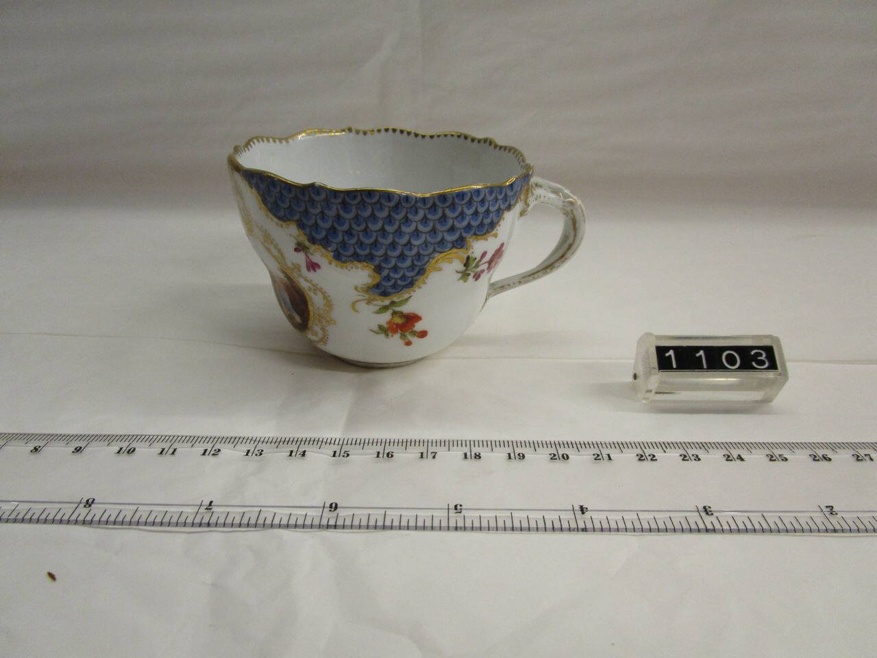 tazzina di Meissen, Manifattura di Meissen (fine/ inizio secc. XVIII/ XIX)