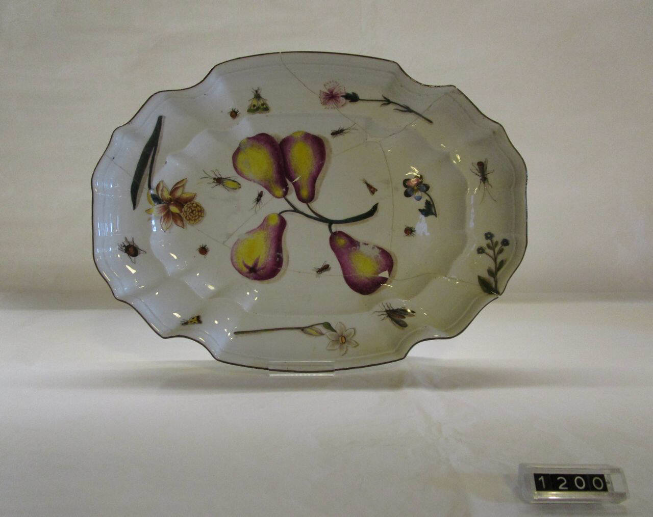 piatto di Meissen, Manifattura di Meissen (seconda metà sec. XVIII)