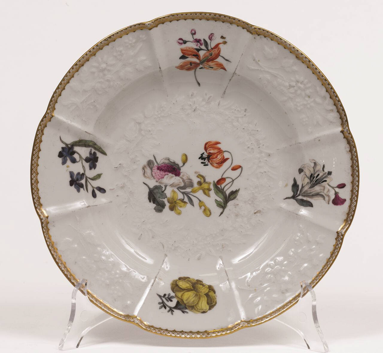 piatto di Meissen, Manifattura di Meissen (metà sec. XVIII)