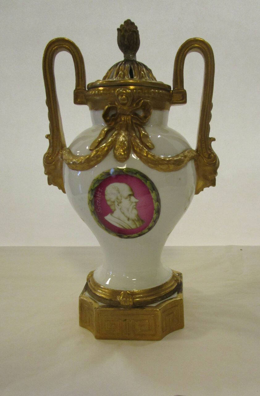 guarnitura da camino di Meissen, Manifattura di Meissen (seconda metà sec. XVIII)