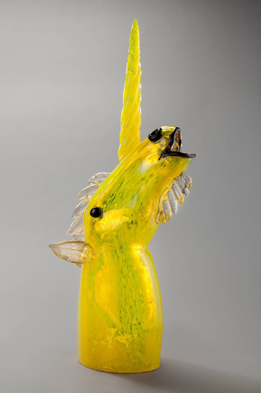 Unicorno magico (scultura) di Najean, Aristide (sec. XXI)