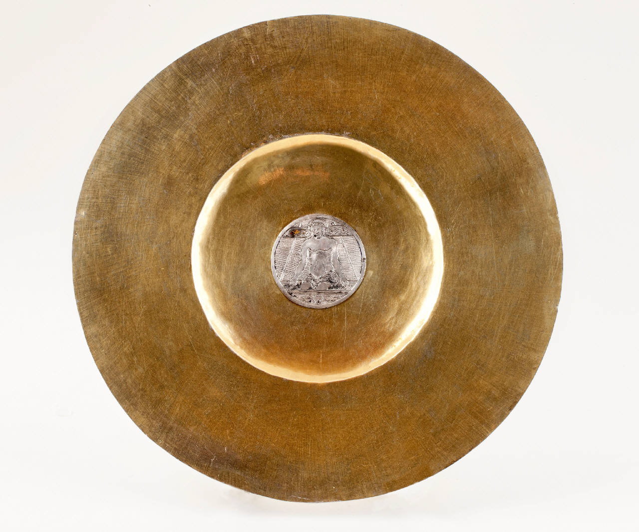 Cristo in pietà (patena) di Francesco di ser Gregorio (maniera) (prima metà sec. XVI)