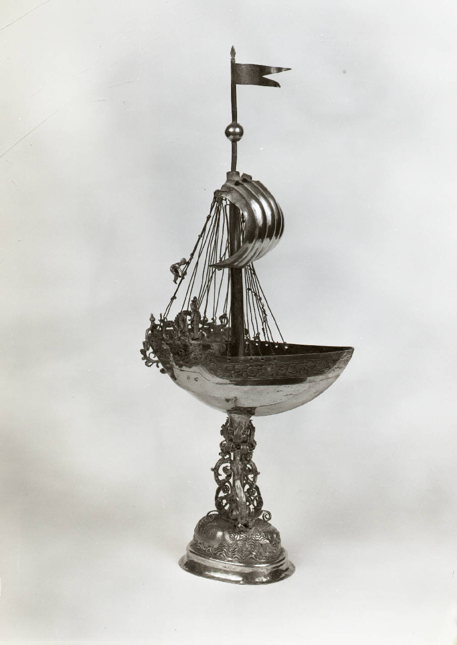 Navicella (centro tavola) di Muller, Georg (sec. XVII)