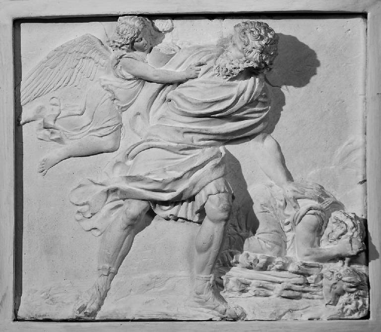 sacrificio di Isacco (rilievo) di Appiani, Andrea; Pizzi, Angelo (sec. XVIII)