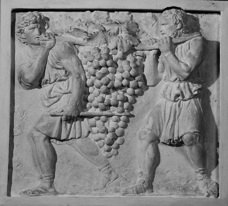 ritorno degli esploratori da Canaan (rilievo) di Appiani, Andrea; Pizzi, Angelo (sec. XVIII)