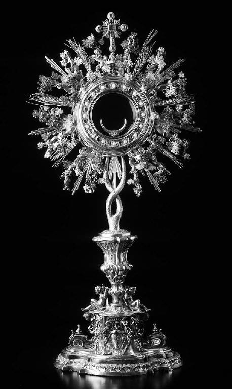 simboli della passione (ostensorio) di Grassi, Antonio (bottega) (sec. XVII)