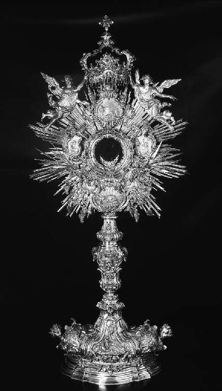 scena biblica (ostensorio) - bottega lombarda (sec. XVIII)