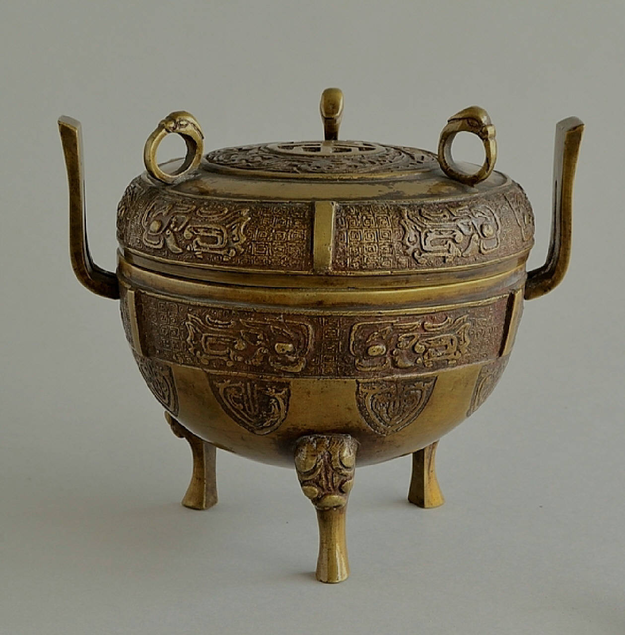 animali stilizzati (incensiere) - ambito Cina (sec. XIX)