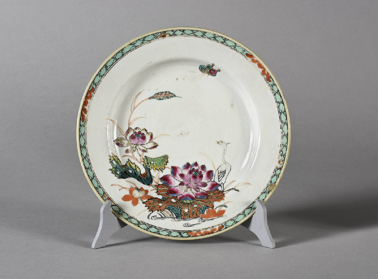 piatto - ambito Cina (prima metà sec. XIX)