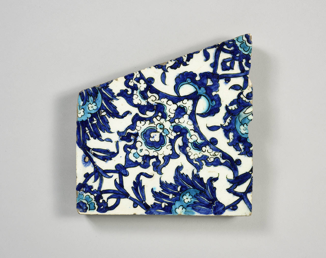 mattonella di manifattura Anatolia - ambito Siria (fine/inizio secc. XVI/ XVII)