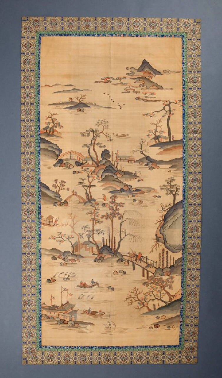 Lago di Hangzhou (arazzo) - ambito Cina (sec. XIX)