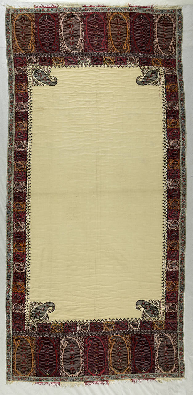 scialle - ambito Kashmir (sec. XIX)