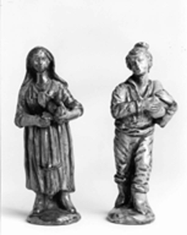 figura femminile (scultura) - manifattura meridionale (sec. XIX)