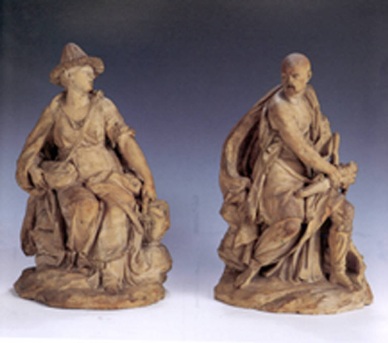 figura maschile (scultura) di Franceso Ladatte (attr.) (sec. XVIII)