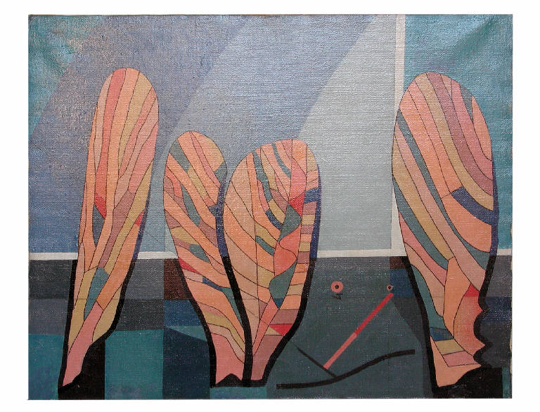 Ali di emerottera (dipinto) di Leombianchi Giovanni (seconda metà sec. XX)