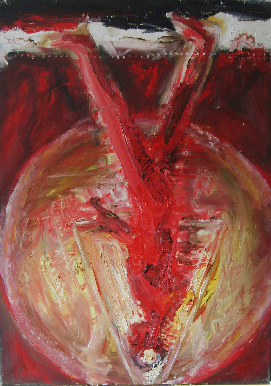 Personaggio (dipinto) di Torcello Vincenzo (terzo quarto sec. XX)