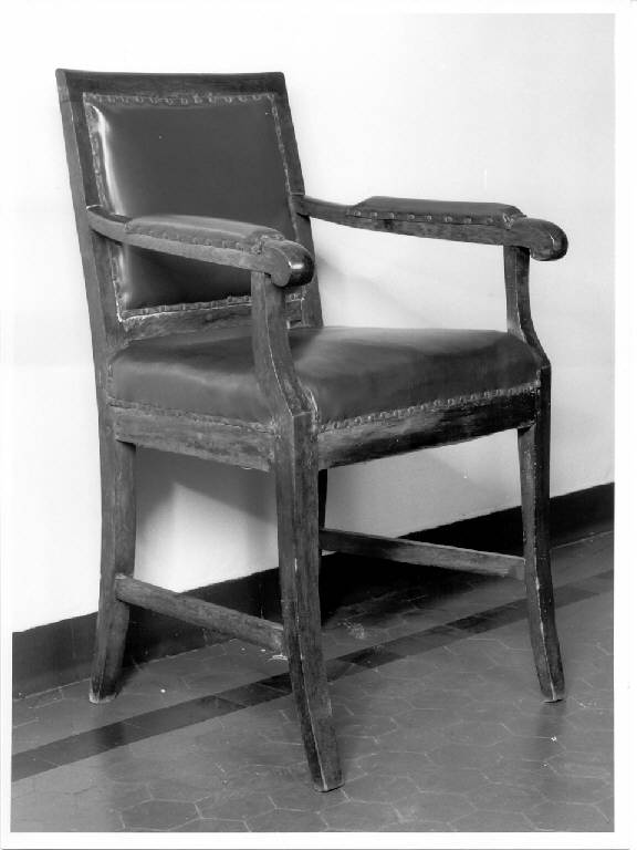 poltrona - ambito lombardo (sec. XIX)