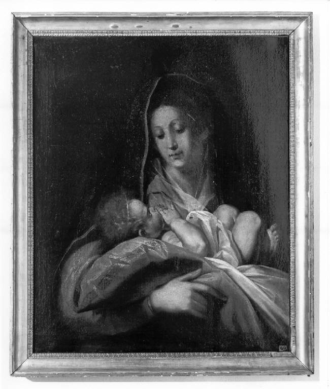 Madonna con Bambino (dipinto) di Magatti, Pietro Antonio (bottega) (prima metà sec. XVIII)