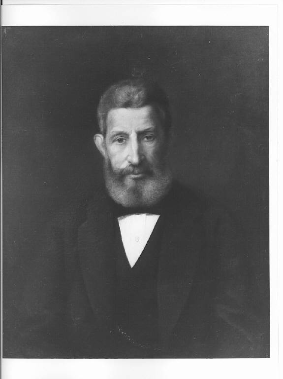 ritratto d'uomo (dipinto) - ambito lombardo (ultimo quarto sec. XIX)