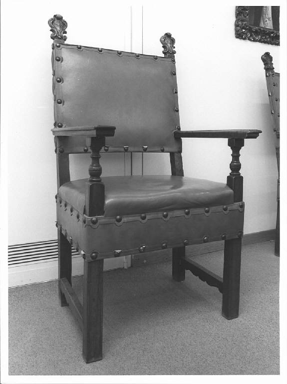 poltrona - ambito lombardo (sec. XVIII)