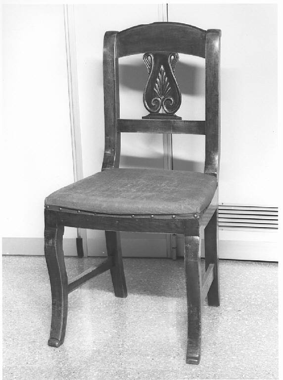 sedia - ambito lombardo (prima metà sec. XIX)