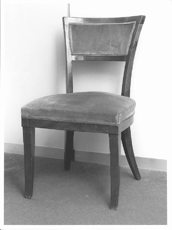 sedia - ambito lombardo (ultimo quarto sec. XIX)