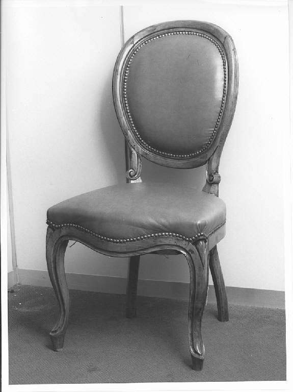sedia - ambito lombardo (prima metà sec. XIX)