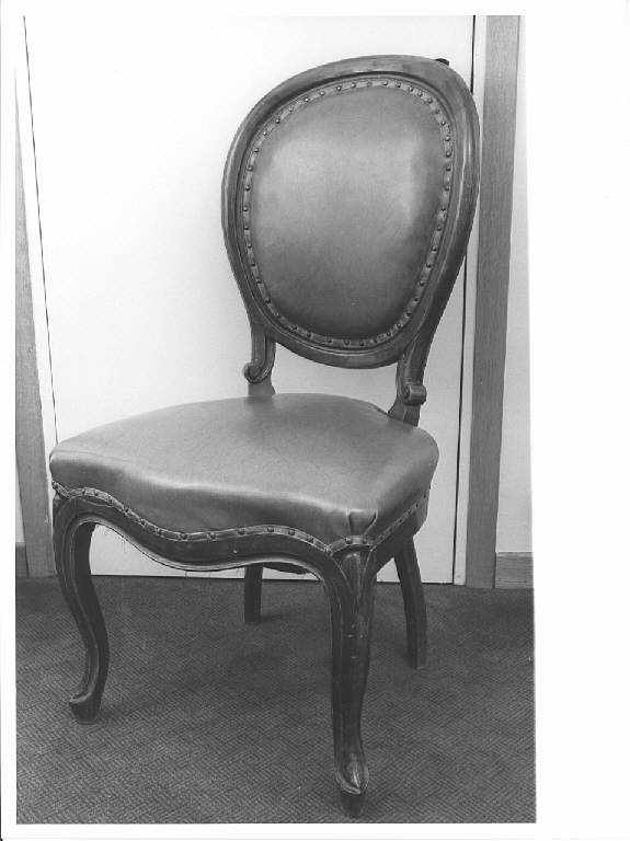 sedia - ambito lombardo (prima metà sec. XIX)