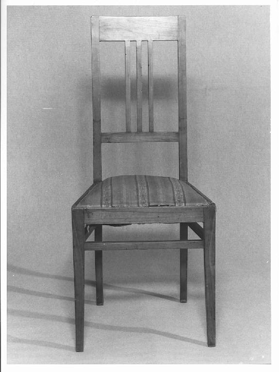 sedia - ambito lombardo (ultimo quarto sec. XIX)