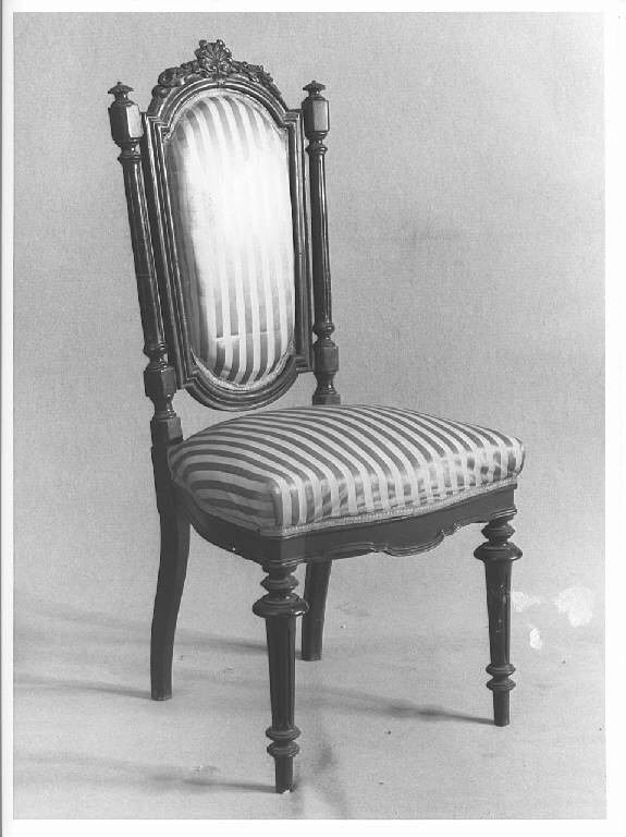 sedia - ambito lombardo (ultimo quarto sec. XIX)