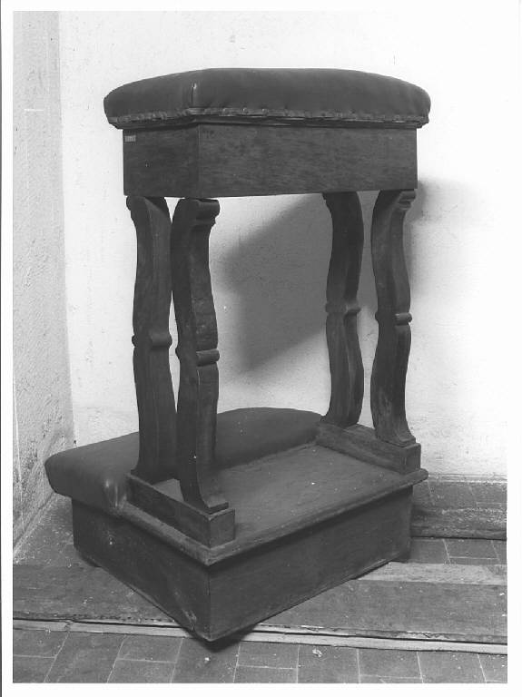 inginocchiatoio - ambito lombardo (prima metà sec. XIX)