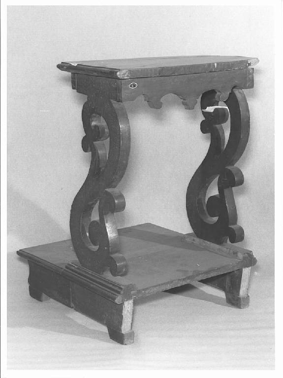 inginocchiatoio - ambito lombardo (seconda metà sec. XVIII)