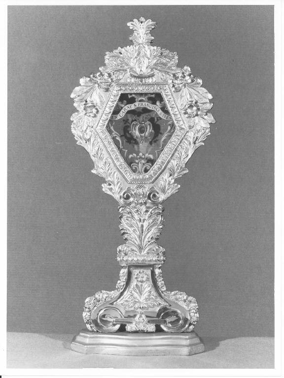 reliquiario-ostensorio - ambito lombardo (seconda metà sec. XVIII)