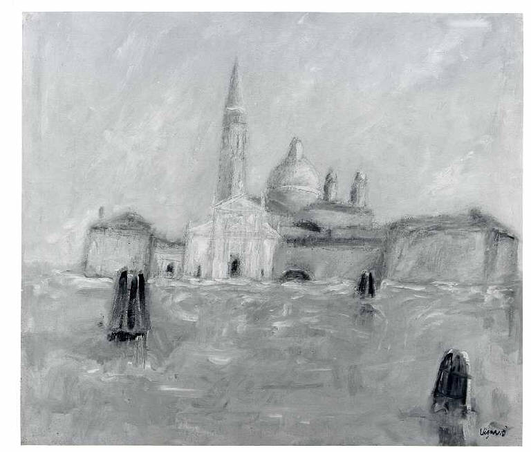San Giorgio Maggiore, San giorgio maggiore (dipinto) di Viganò Paolo (terzo quarto sec. XX)