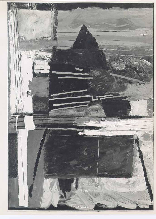 Continuum, Composizione di segni liberi (dipinto) di D'Argenio Loredana (ultimo quarto sec. XX)